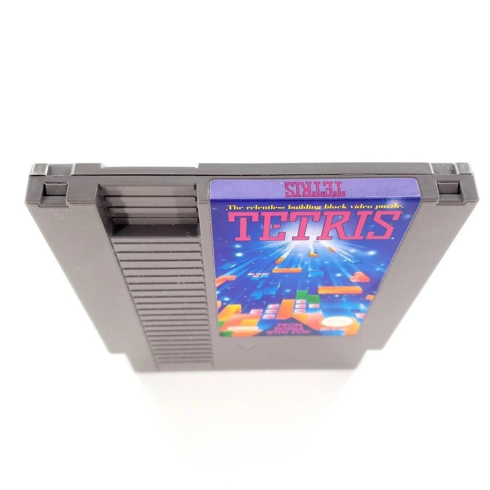 Tetris Nintendo NES Authentic w/ Manual & Case Tested & Works